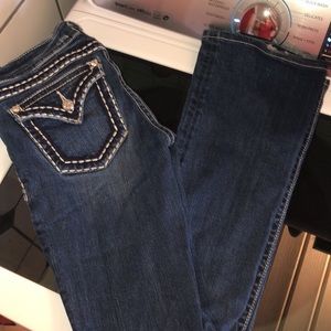 Miss me jeans. Size 26 very cute!! Will trade too!